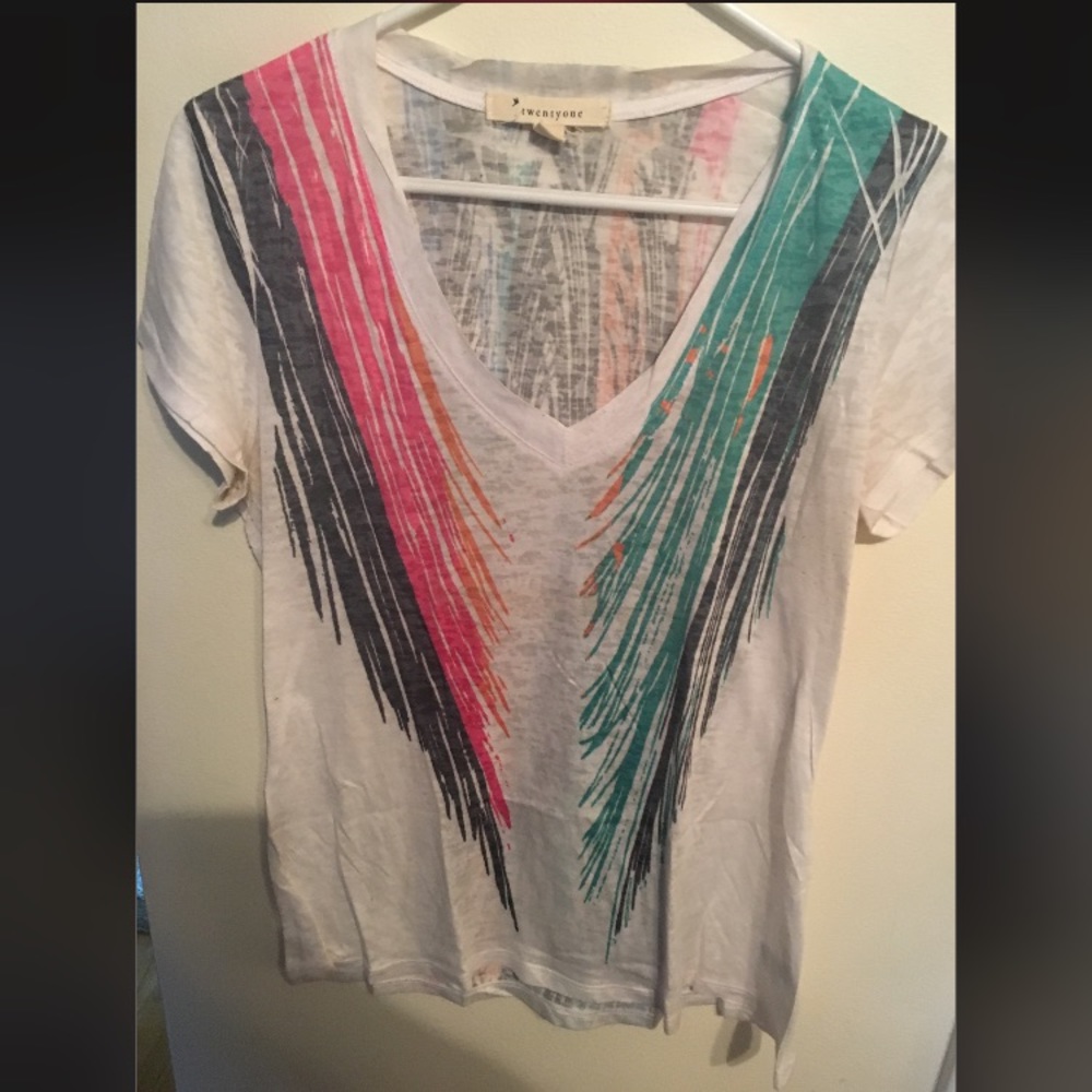 Feather graphic t-shirt